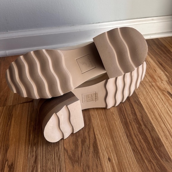 Dolce Vita Martey H2O  Boots Ivory Leather Size 7.5 - Picture 7 of 10